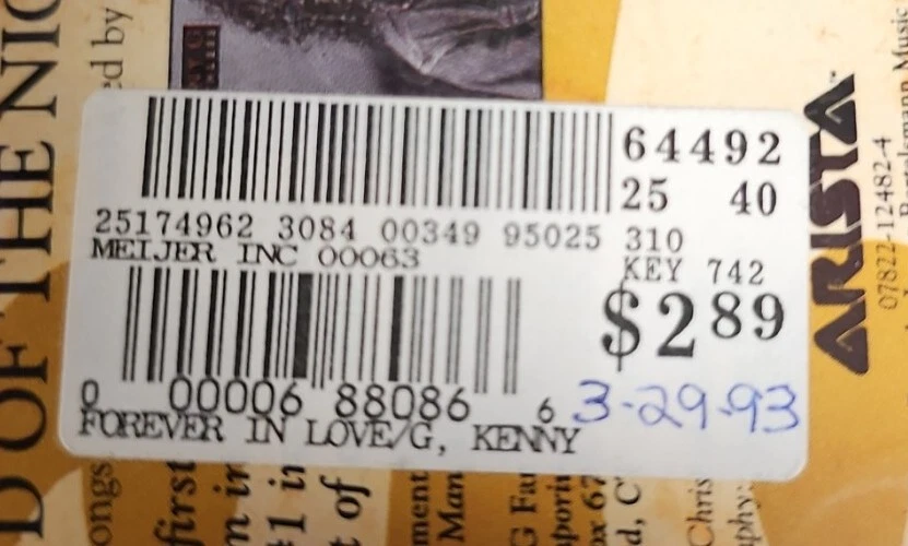 Kenny G - Forever In Love Cassette Single SEALED - Image 3 of 4