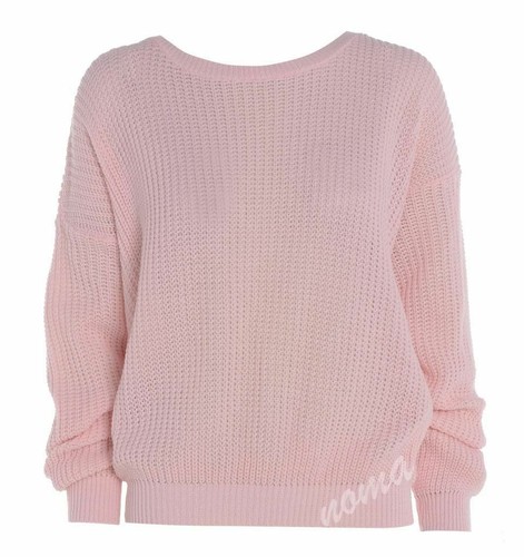 WOMEN'S LADIES OVERSIZED BAGGY CHUNKY KNITTED JUMPER - Picture 9 of 18