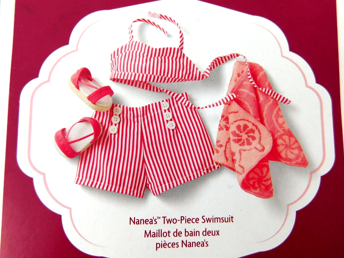 AMERICAN GIRL NANEA TWO PIECE SWIMSUIT NEW IN BOX SEALED LTP BOX
