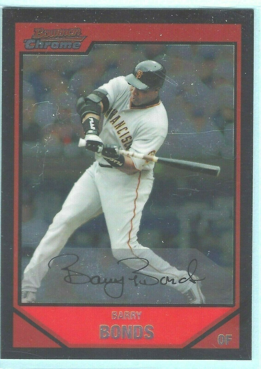 Barry Bonds 2007 Bowman Chrome Draft Card# 237 | eBay