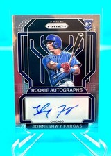 2022 Panini Prizm Johneshwy Fargas Rookie RC Auto!