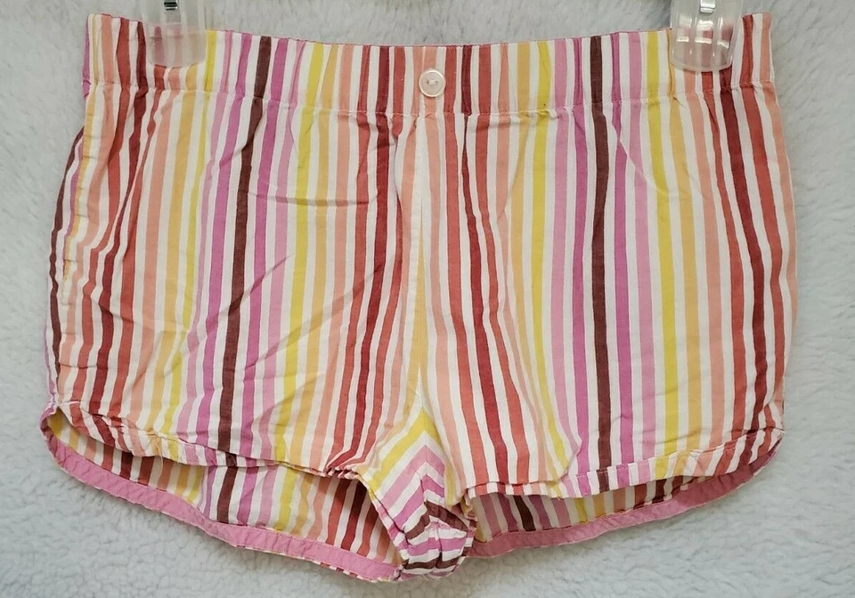 Pantalones Cortos Xhilaration Mujer Salón Dormir Talla M Medianos Multicolor Rayas Foto 4 de 4