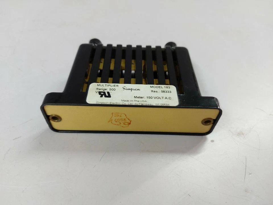 Rango multiplicador Simpson 183 - 500, metro - 150 voltios CA Foto 2 de 4