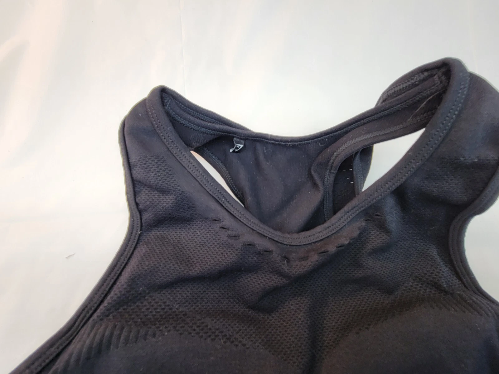 gymshark flawless knit high neck tank-bra