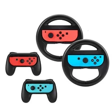Beastron Racing Games Steering Wheel, Grips for Switch Mario Kart [ 4 pack ]