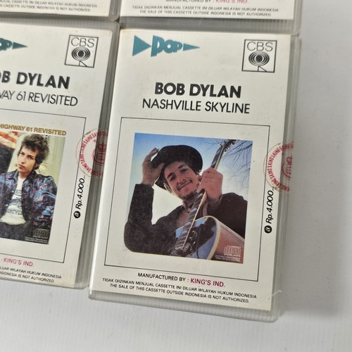 Bob Dylan Rolling Stones Cassette Tape Bundle CBS Indonesia King's Ind RARE Lot - Picture 2 of 10