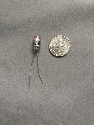 Styroflex Polystyrene Capacitor .0022 uF, 2200 pF 160V Radial Leads NOS Diel 10%