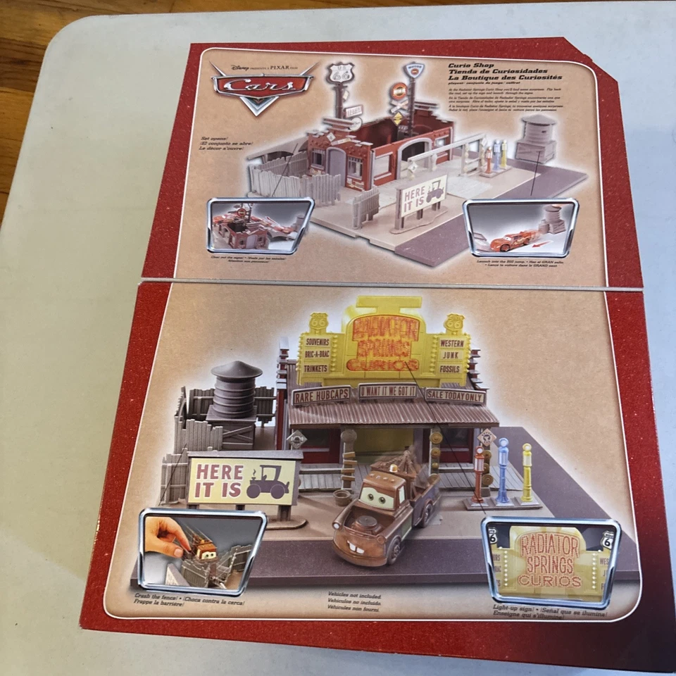 Disney Cars Radiator Springs Curio Shop Playset New In Box Sealed Pixar Mattel - Image 2 of 4