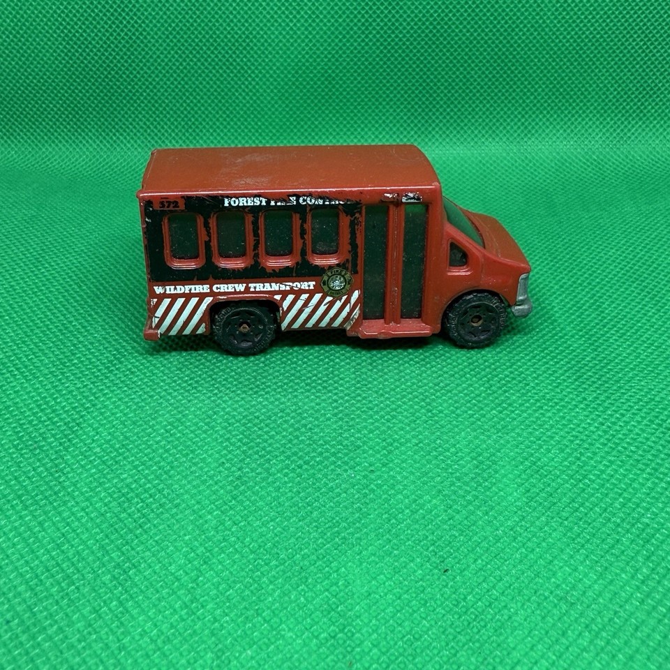 1998 Matchbox Mattel Fire Chevy Transport Bus Red Fire Rescue Team | eBay