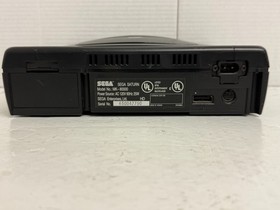 Sega Saturn Black MK-80000 Console - Not Fully Tested, Does Turn On