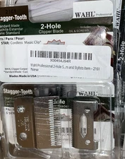 Wahl 2-Hole Stagger Tooth Clipper Blade #2161 for Magic Clip / Senior