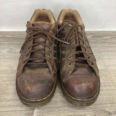 Mens 11 Doc Dr. Martens Keith Brown Leather Oxford Chunky  display picture 1