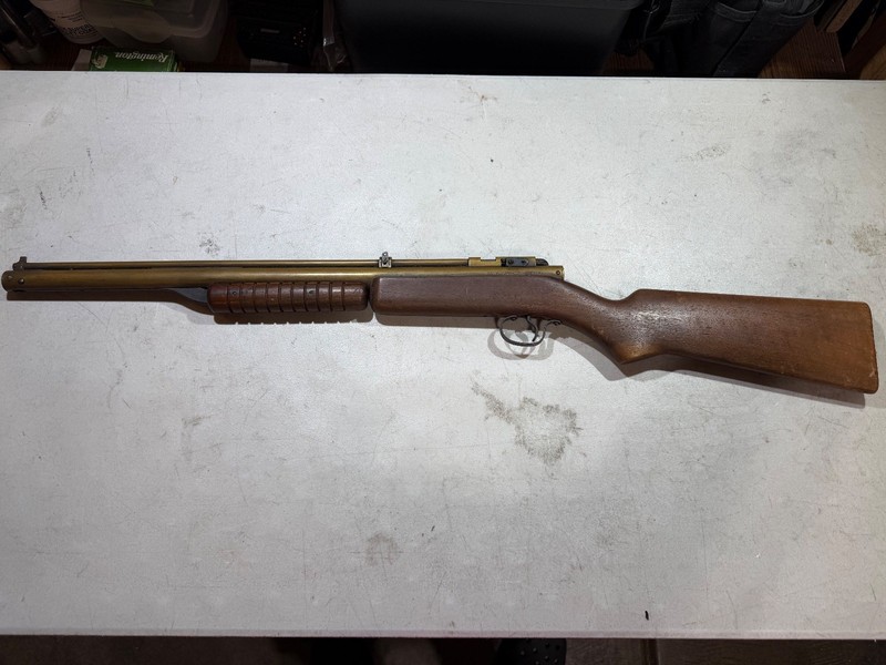 Vintage Benjamin Franklin 312  Pump Air Rifle, Vintage 22 cal For Parts