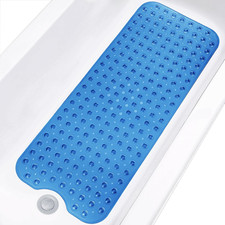 39x16" Bathtub and Shower Mats, Extra Long Non-Slip Bath Tub Mat w/ Suction Cups
