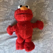 2010 Sesame Street Elmo Singing/Talking Squeeze Plush Toy By Hasbro 10 SB1