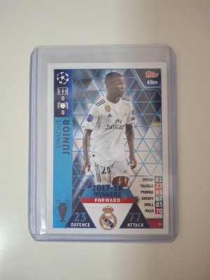 Vinicius Junior RC Topps Winners 2017-18 Real Madrid CL true Rookie Vini Jr
