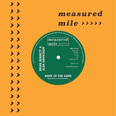 Brian Bennett & Alan Hawkshaw/Dave Ri Name of the Game/Confu (Vinyl) (UK IMPORT)
