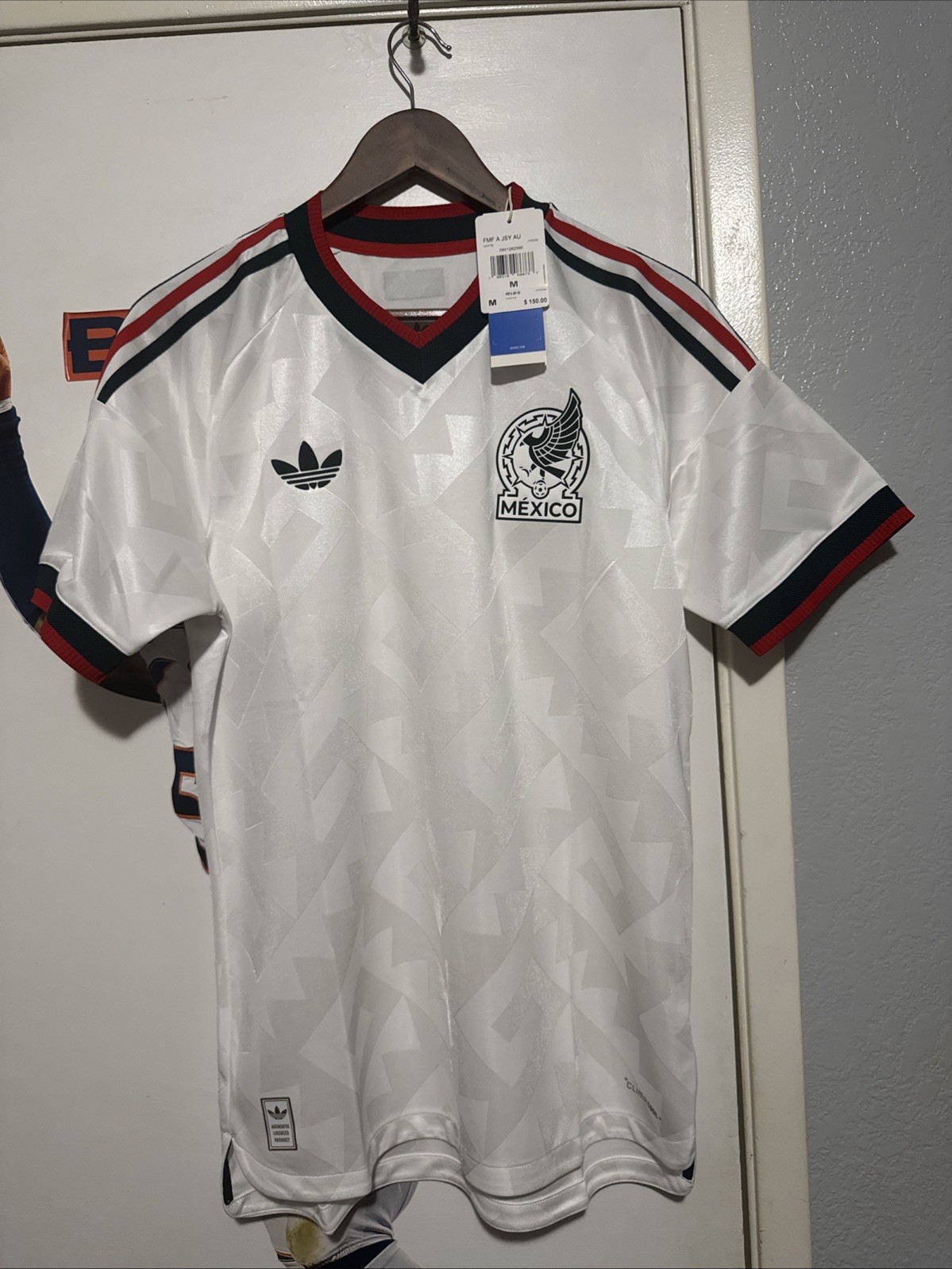 Selección Mexicana World Cup 2026 Authentic White Soccer Jersey Size 2XL Men