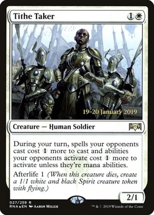 Tithe Taker -Foil Light Play MTG Promos: Prerelease Cards
