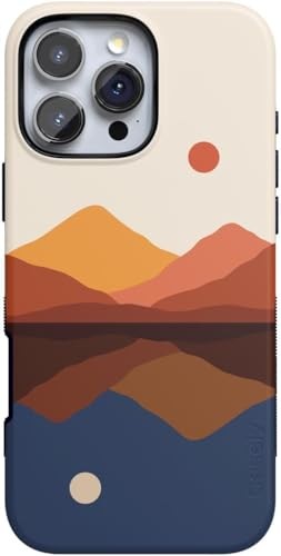 iPhone 16 Pro Max Case - Military-Grade Protection with Bold Colorblock Mountain Design  -image