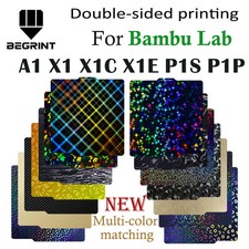 Build Plate for Bambu Lab A1 P1P P1S Smooth X1C Spring Steel Sheet Double Sided