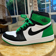 Size 12 - Air Jordan 1 Retro OG High Lucky Green for sale online