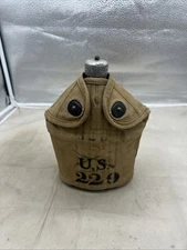 WW1 US Army Canteen Complete 1917 Dated Cover (AA212