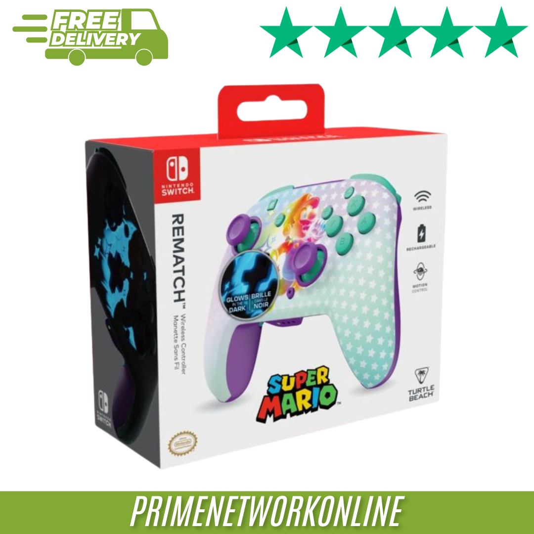 Super Mario Wireless Controller for Nintendo Switch – Invincible Mario ⭐⭐⭐⭐⭐