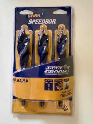 Irwin Speedbor Holzbohrer-Set 3-teilig, Größen 20, 22, 25 mm