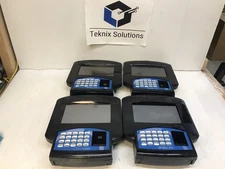 Lot of 4 ATS Accu-Time Systems PeoplePoint TimeCom Business Time Clock UNTESTED