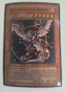 Horus the Black Flame Dragon LV6 SOD-EN007 Soul of the Duelist Super Rare