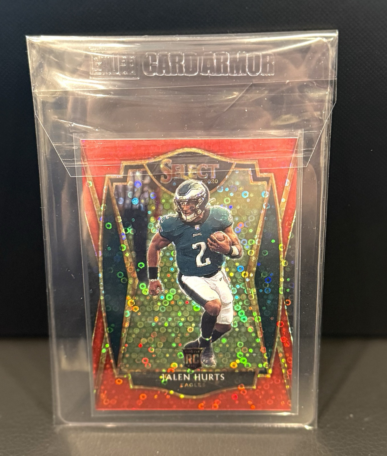 2020 Select Jalen Hurts SB LIX MVP RC Red Disco Prizm /49 #150 SP 🏆📈