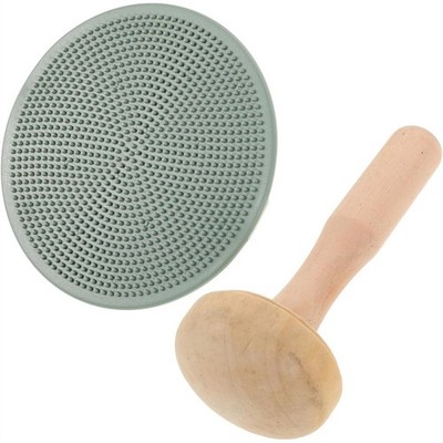 Holzrollen -Druckmatte 1 Set Plastikmalerei Vorräte Gravurbrett H8O47836