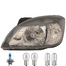 Scheinwerfer rechts Schwarz inkl. Premium Lampen für KIA Rio II JB mit LWR Motor