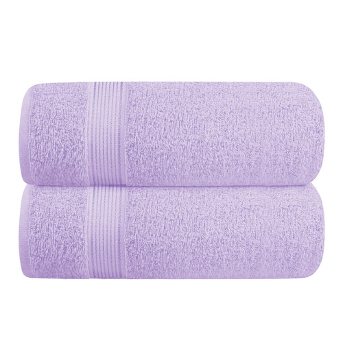 Cotton 2 Pack Oversized Bath Towel Set 28x55 inches, Large Bath Towels, Ultra...