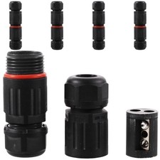 5Pcs Outdoor Cable Protector Waterproof Connector with Nylon Material 