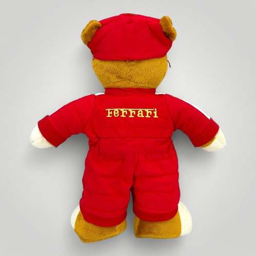 Ferrari Racing Bear Plush 14in Gummibär Bridgestone Shell F1 Suit Stuffed Animal - Picture 4 of 9