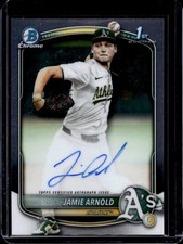 2025 Bowman Draft Jamie Arnold Chrome Auto 1st Prospect #CPA-JA Athletics