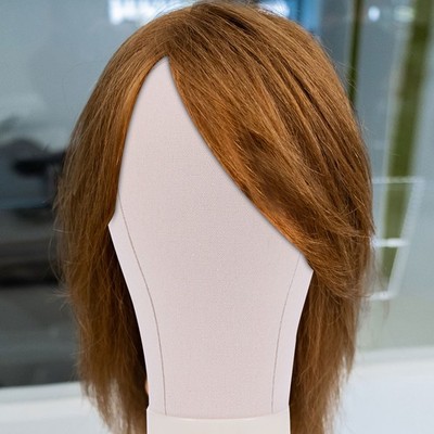 Durable Plastic Bald Mannequin Head for Wig Display and Cosmetology Training