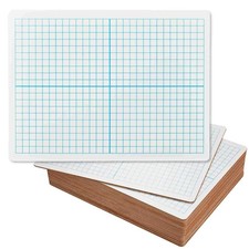 Dry Erase Lapboards with Grid Lines - Pack of 25 Graph Whiteboard Set - 9x12 ...