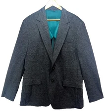 Bonobos Blazer Mens 46L Lanificio Fortex Italian Cotton Sport Coat Athletic Fit