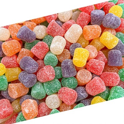 Spice Gum Drops Candy | 3 Pound Bag | Assorted Colorful Chewy Treats