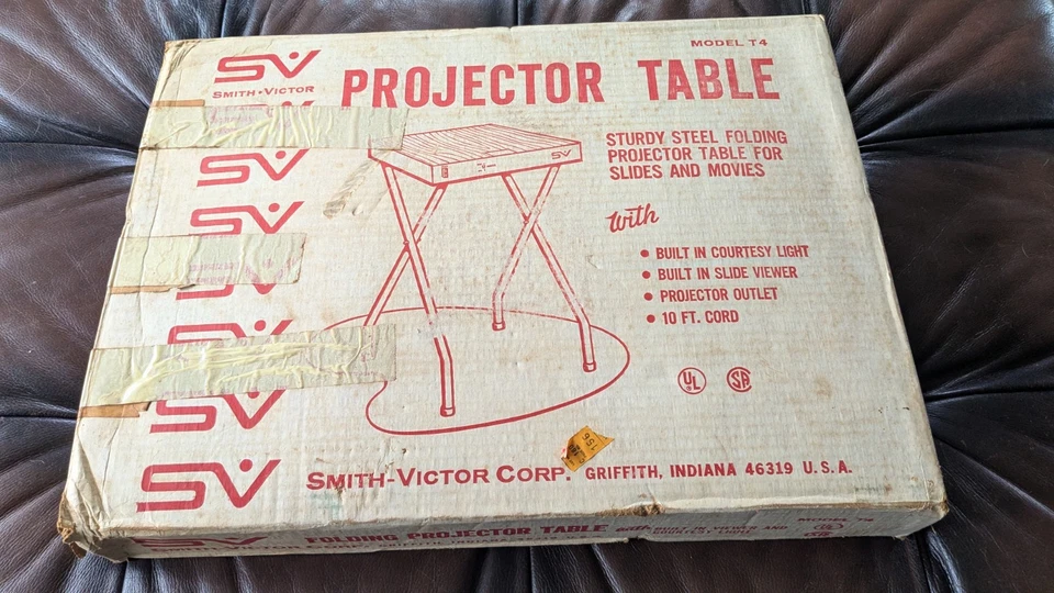 Mesa Proyectora Smith-Victor Vintage Modelo T4 HECHA EN EE. UU. con Bombilla de Trabajo Usada en Excelente Condición Foto 2 de 4