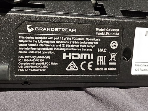 Grandstream GXV3350 Networks IP Video Phone, 5" Color Screen - 第 5/6 張圖片
