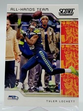 2020 SCORE TYLER LOCKETT ALL-HANDS TEAM FOOTBALL CARD SEAHAWKS NFL AHT-TL panini