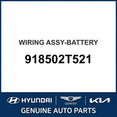 2011-2013 Kia Optima Wiring Assembly-Battery OEM New 918502T521