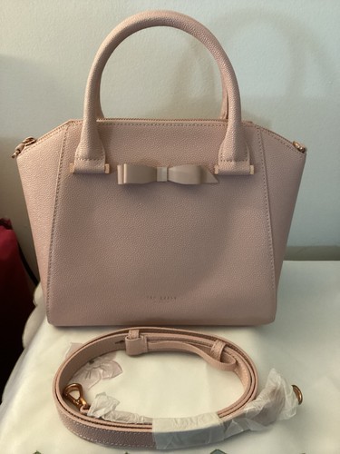 Ted Baker Janne Bow Leather Tote, Lt Pink, NWT w/ Dust bag