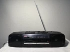 Vintage PANASONIC RX-FT550 TWIN TAPE BOOM BOX GHETTO BLASTER - AUX Spares Repair