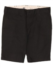 Dickies Mens Slim Fit Chino Shorts W33 Large  Black Polyester CK11