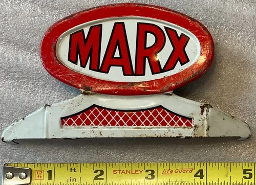 Vintage Tin Marx Sign - Gas Station or Building